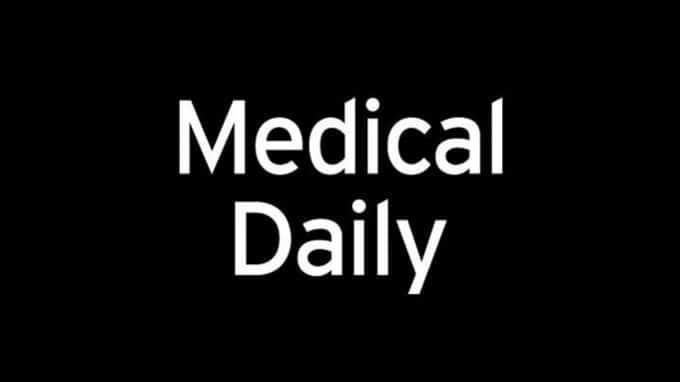 medical daily logo white on black