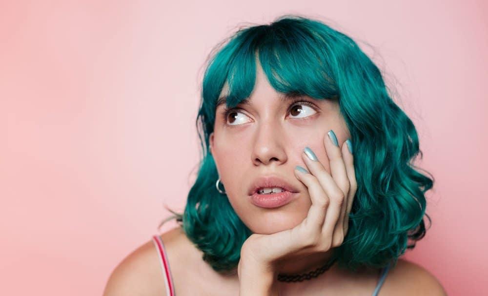 BlueHairWoman